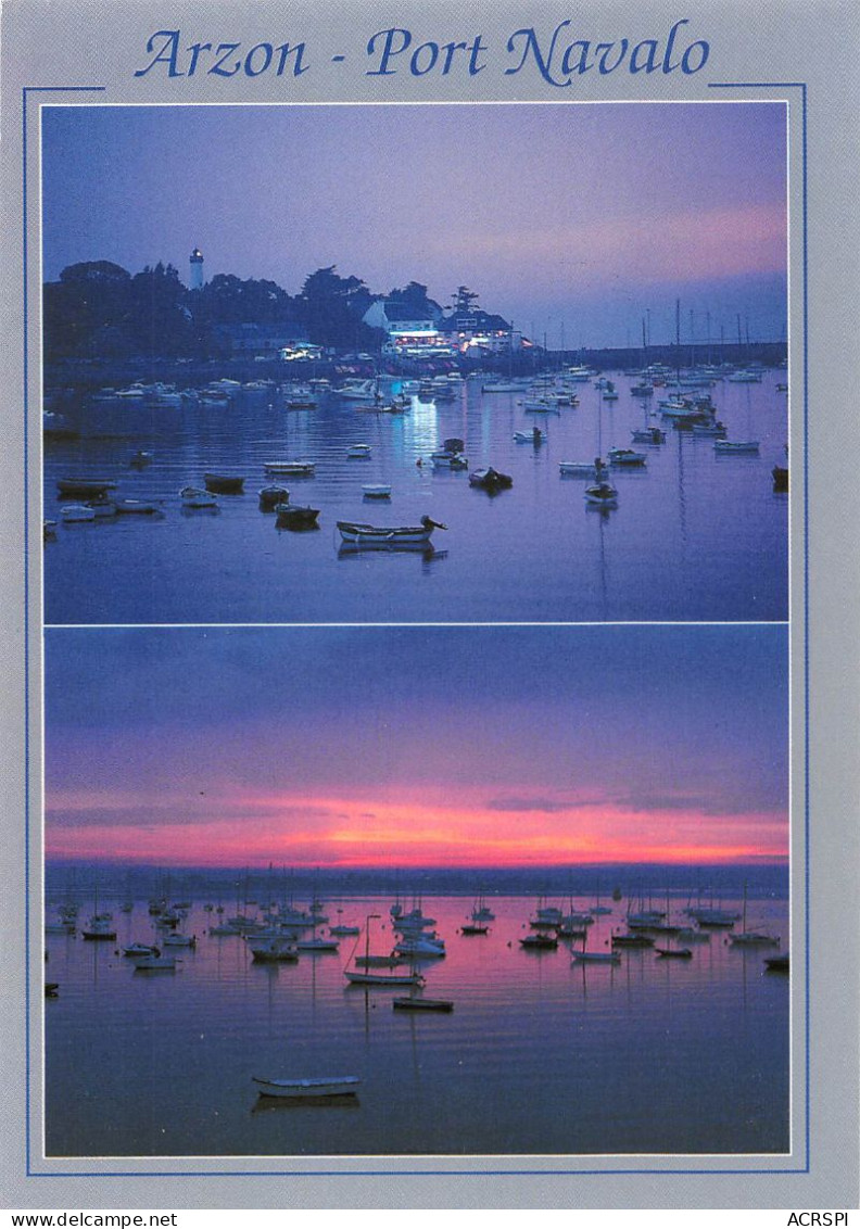 56 Presqu'île De RHUYS  ARZON Port Navalo Au Coucher Du Soleil   (Scan R/V) N°   26   \MS9029 - Arzon