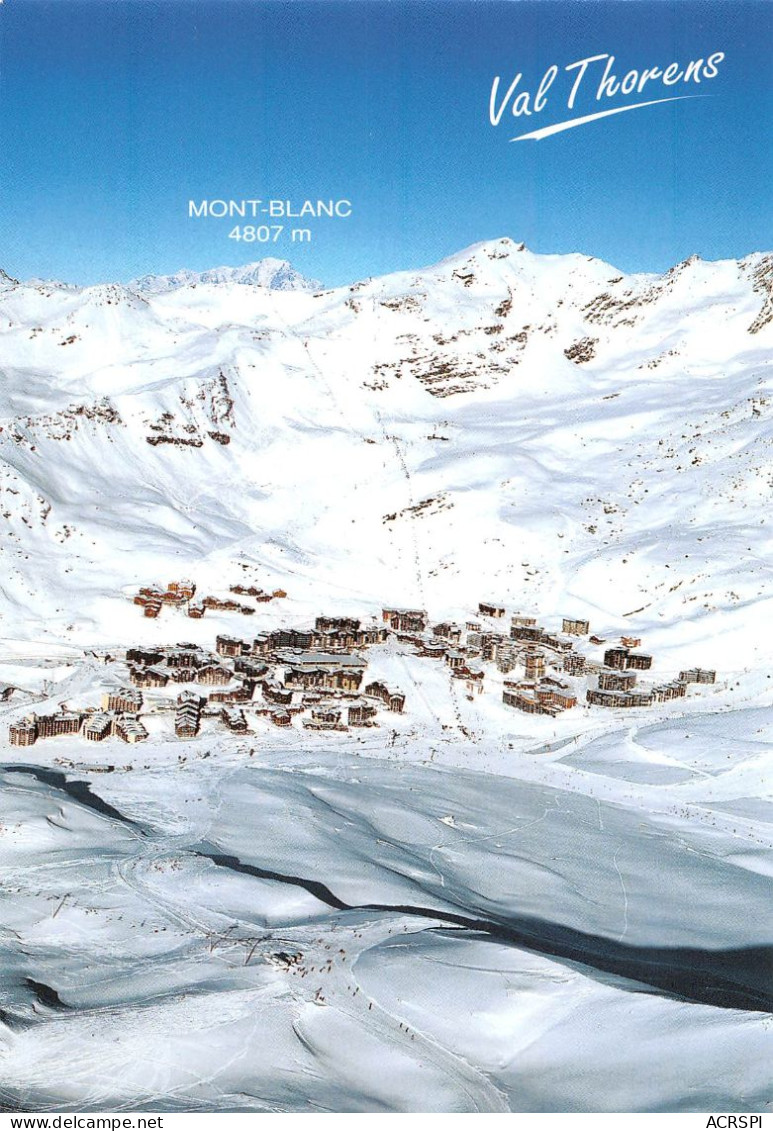 73   VAL-THORENS  Vue Générale Panoramique Sur La Station Et Le Mont-Blanc (Scan R/V) N°   29   \MS9037 - Val Thorens