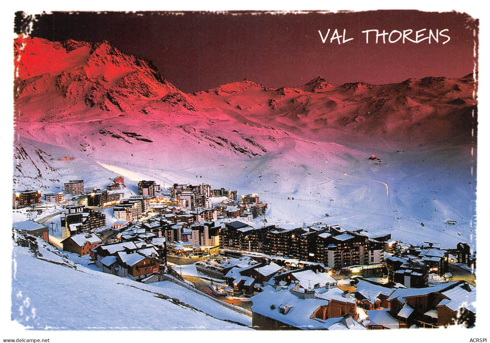 73   VAL-THORENS  Vue Générale De Nuit    (Scan R/V) N°   18   \MS9037 - Val Thorens