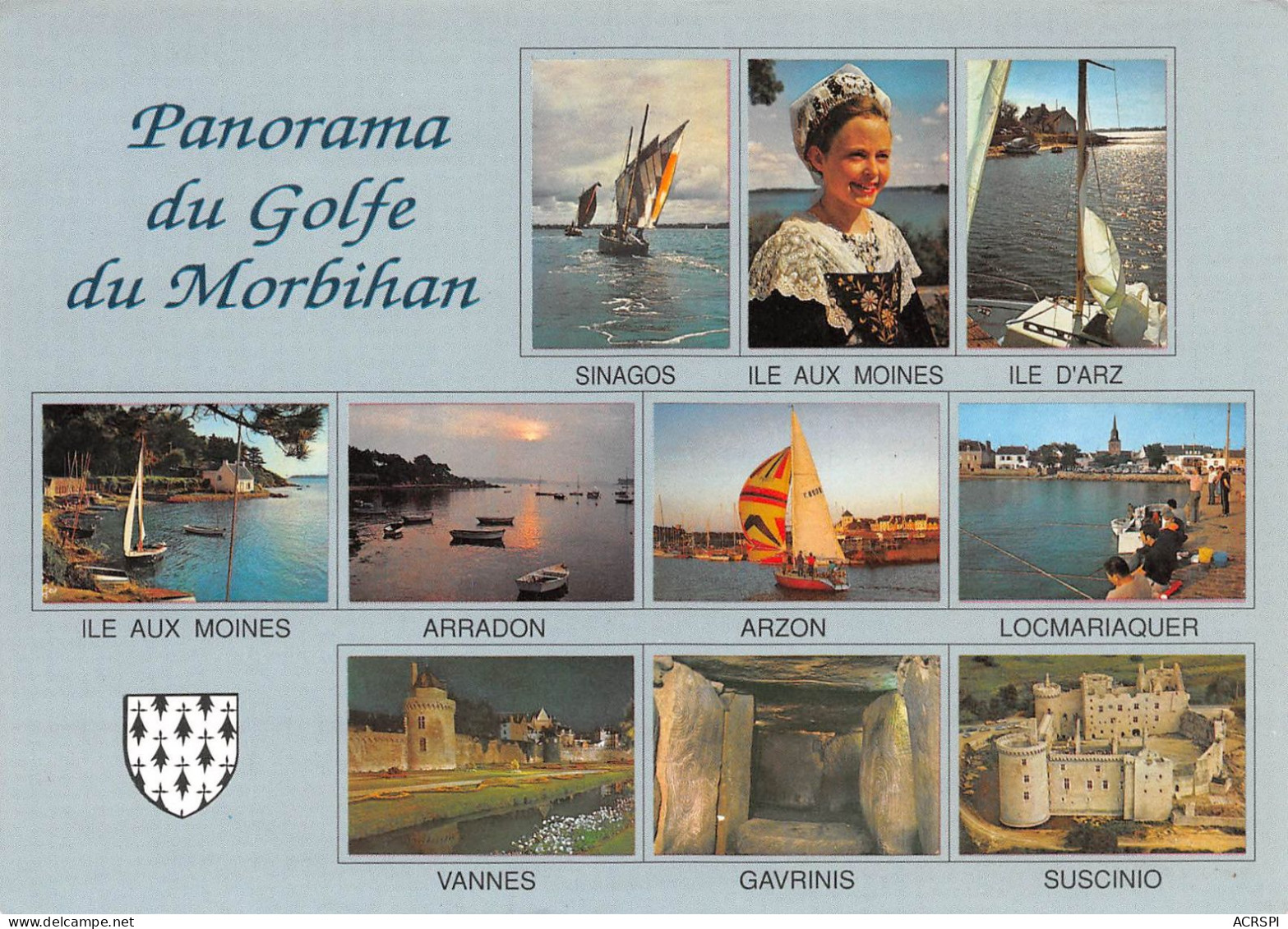 56 Arzon Vannes Moines ARZ Arradon Locmariaquer  Golfe Du Morbihan          (Scan R/V) N°   5   \MS9036 - Arzon