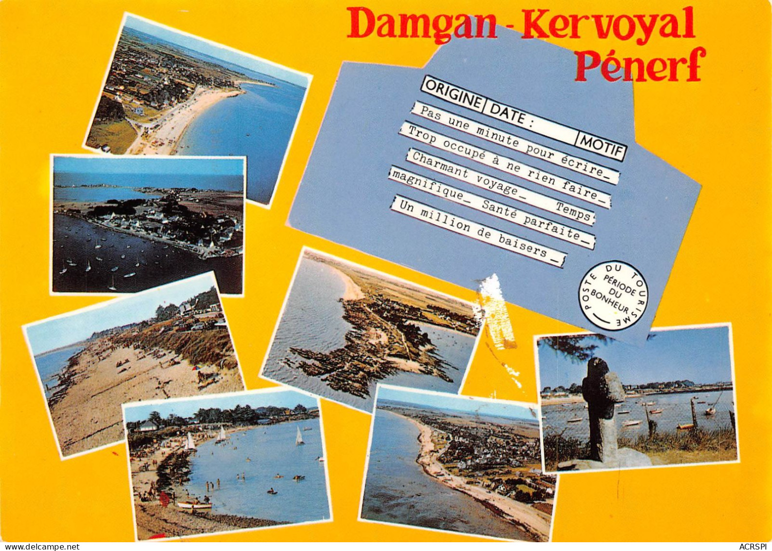 56  DAMGAN   KERVOYAL  PENERF Télégramme  (Scan R/V) N°   48   \MS9033 - Damgan