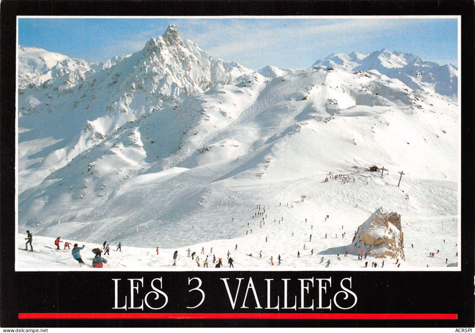 73   LES 3 VALLEES Départ De La Saulire        (Scan R/V) N°   19   \MS9047 - Val Cenis