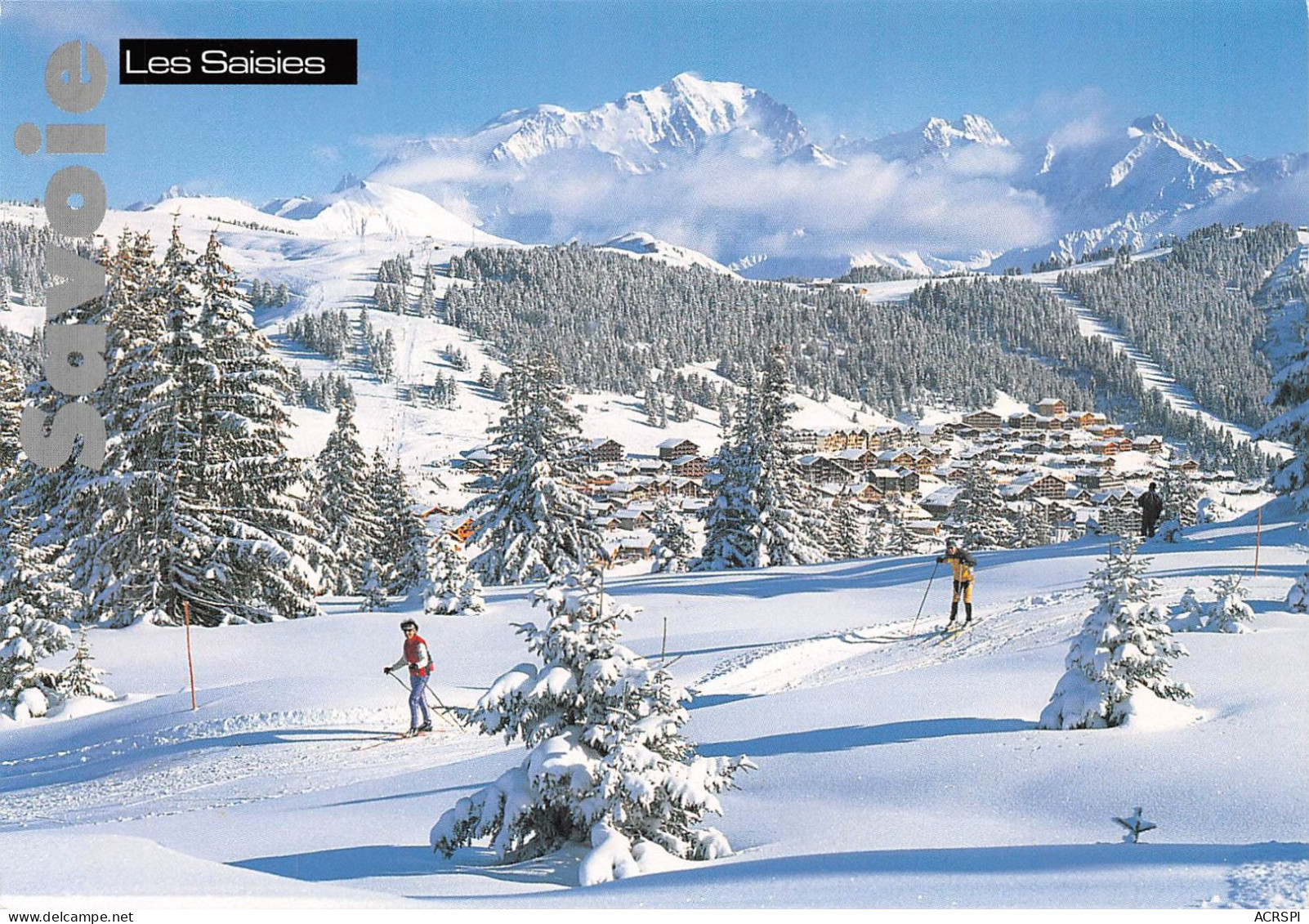 73  Les Saisies Vue Panoramique Ski De Fond (Scan R/V) N°   21   \MS9046 - Beaufort