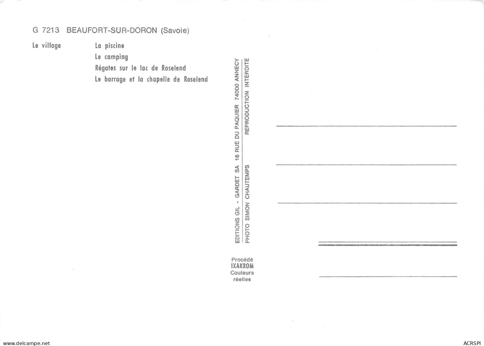 73 BEAUFORT  Sur DORON  Multivue (Scan R/V) N°   19   \MS9043 - Beaufort