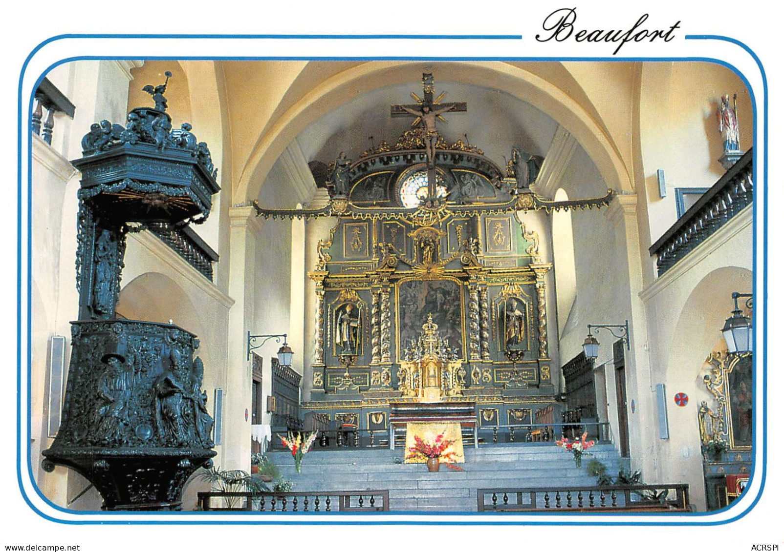 73 BEAUFORT  Intérieur De L'église   (Scan R/V) N°   15   \MS9043 - Beaufort