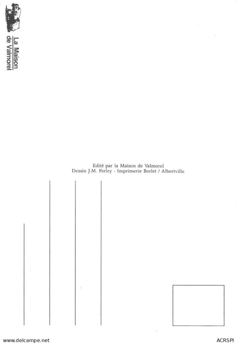 73 VALMOREL Ete Musical De Val Morel  Dessin De J.M. Ferley Montvalezan Vieille Tour (Scan R/V) N°   16   \MS9040 - Valmorel