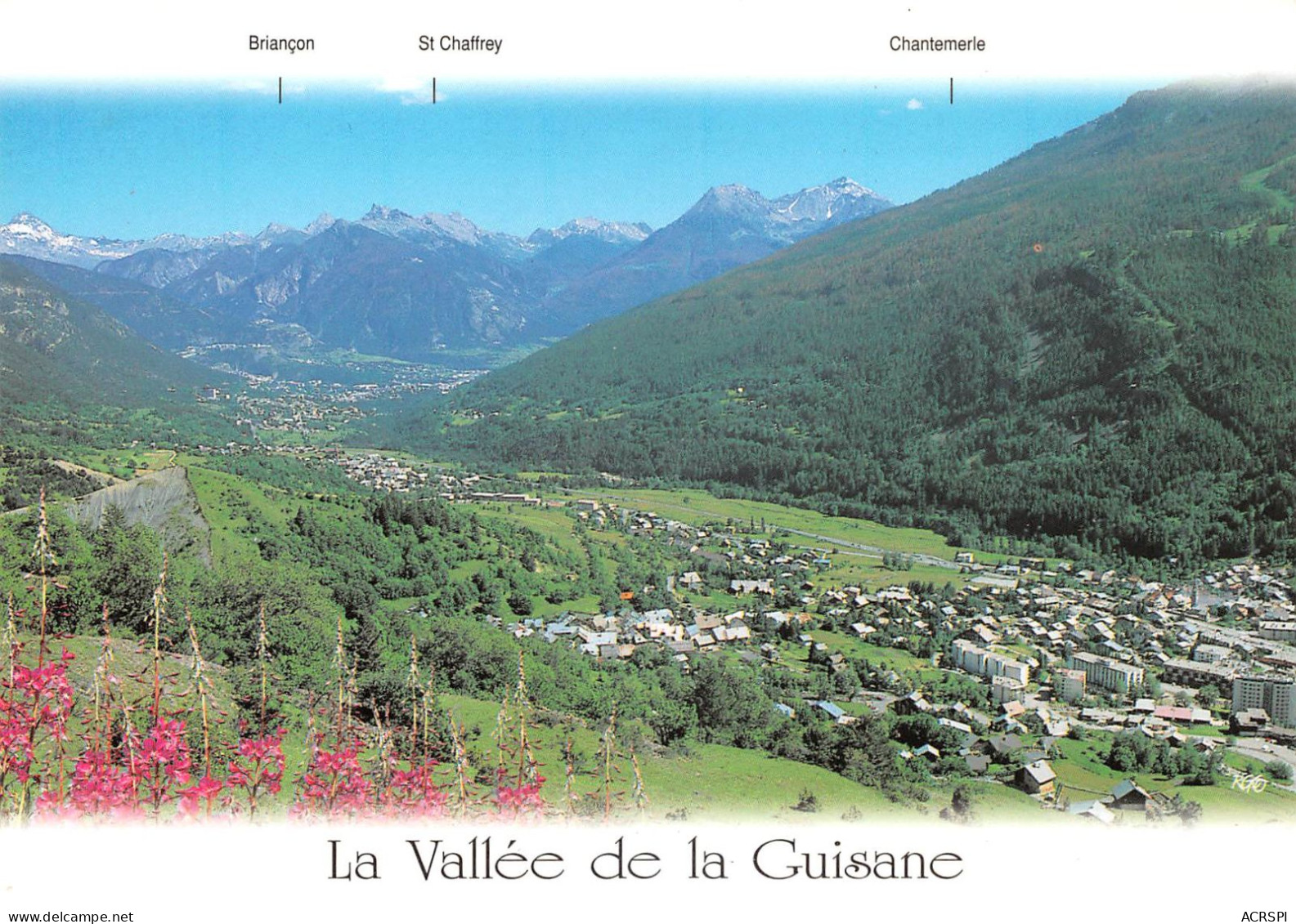 05 SERRE-CHEVALIER  Vallée De La GUISANE Panorama (Scan R/V) N°   29   \MS9055 - Serre Chevalier