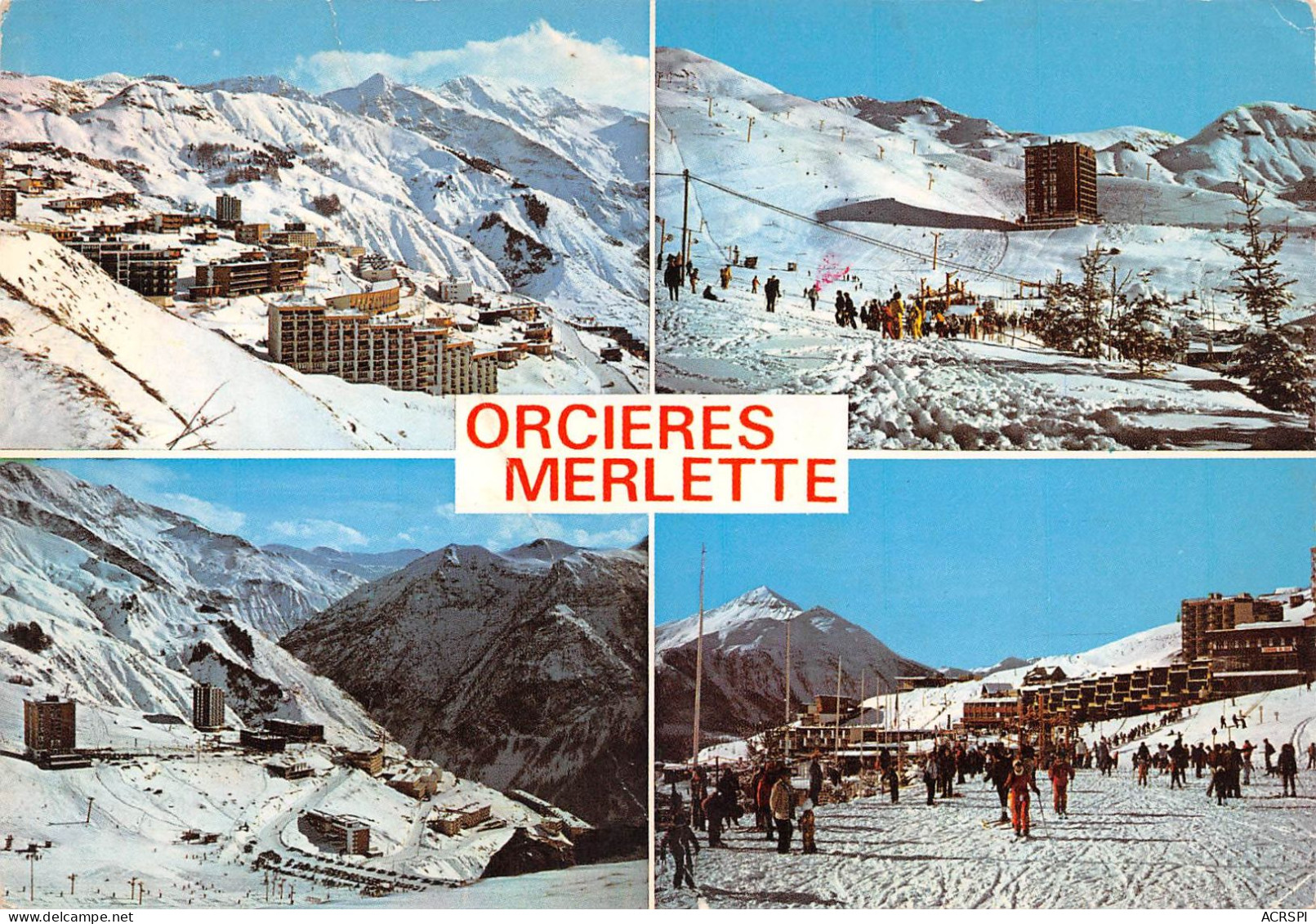 05  ORCIERES-MERLETTE  Multivue Pistes Chalets Et Champs De Neige   (Scan R/V) N°   30   \MS9061 - Orcieres