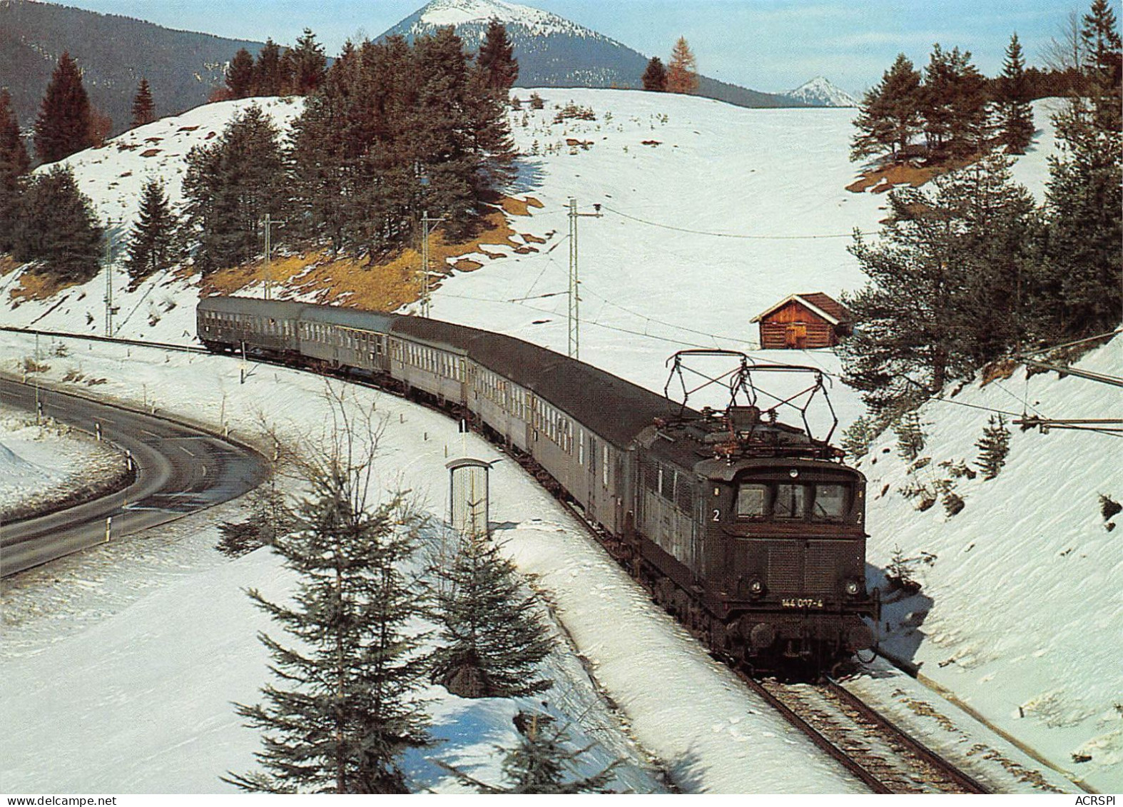 Personenzug  Garmisch-Partenkirchen Mit Altbaulock HEILBRONN Uerdingen Krefeld      (Scan R/V) N°   4   \MS9072 - Gares - Avec Trains