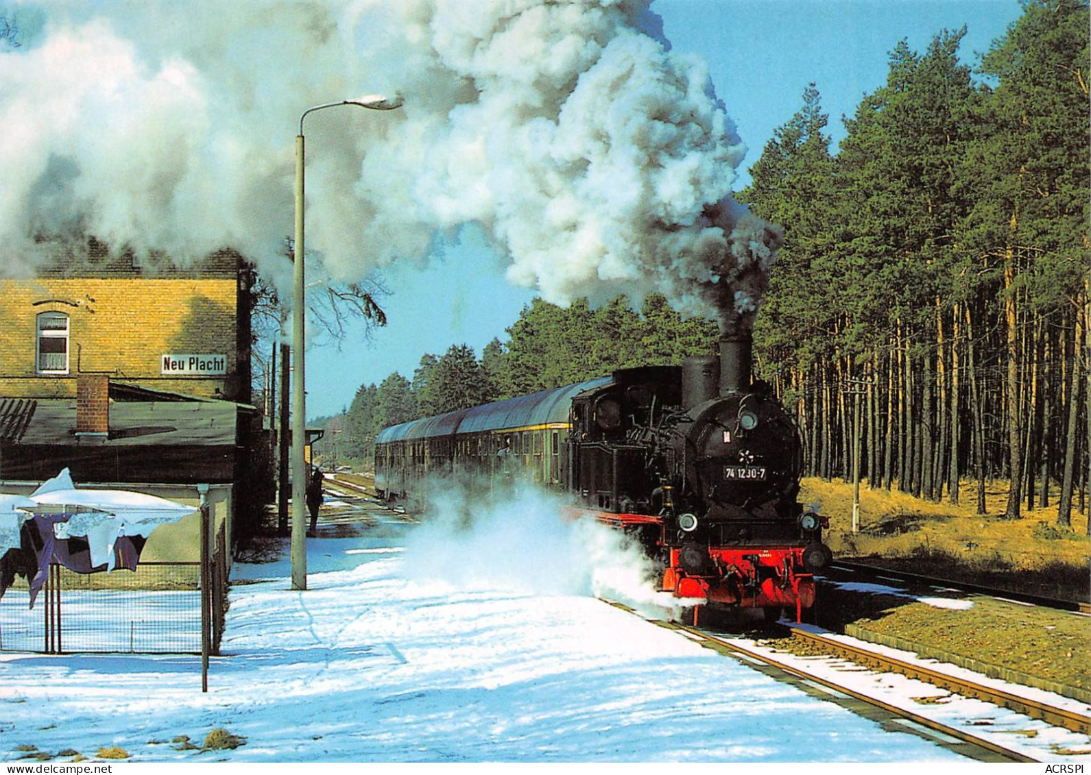 Locomotive Borsig Nr 9523  NEU-PLACHT  Allemagne (Scan R/V) N°   16   \MS9071 - Eisenbahnen
