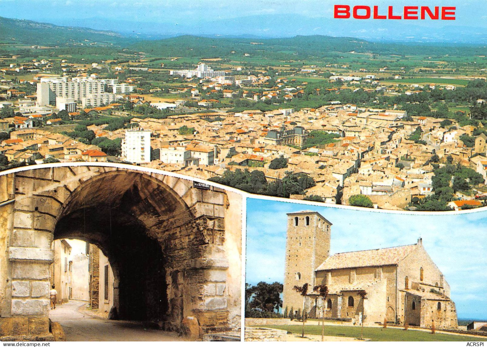 84  BOLLENE Multivue De La Ville   (Scan R/V) N°   17   \MS9081 - Bollene