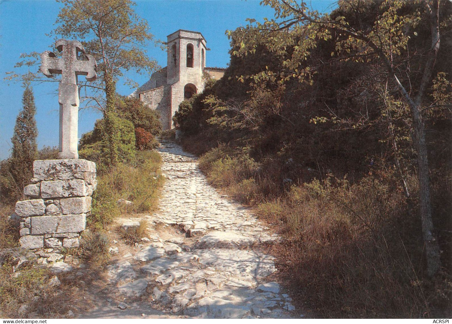 84  Oppède Le Vieux  L'église (Scan R/V) N°   26   \MS9080 - Oppede Le Vieux