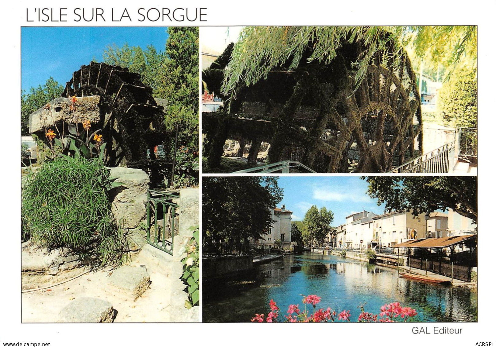 84  L'Isle-sur-la-Sorgue  Multivue Du Village   (Scan R/V) N°  31   \MS9077 - L'Isle Sur Sorgue