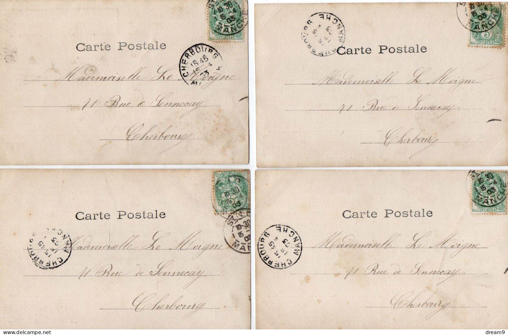 ENFANT - Serie Complète De 12 Cartes - Les 12 Mois De L'Année 1903 - Collections, Lots & Séries