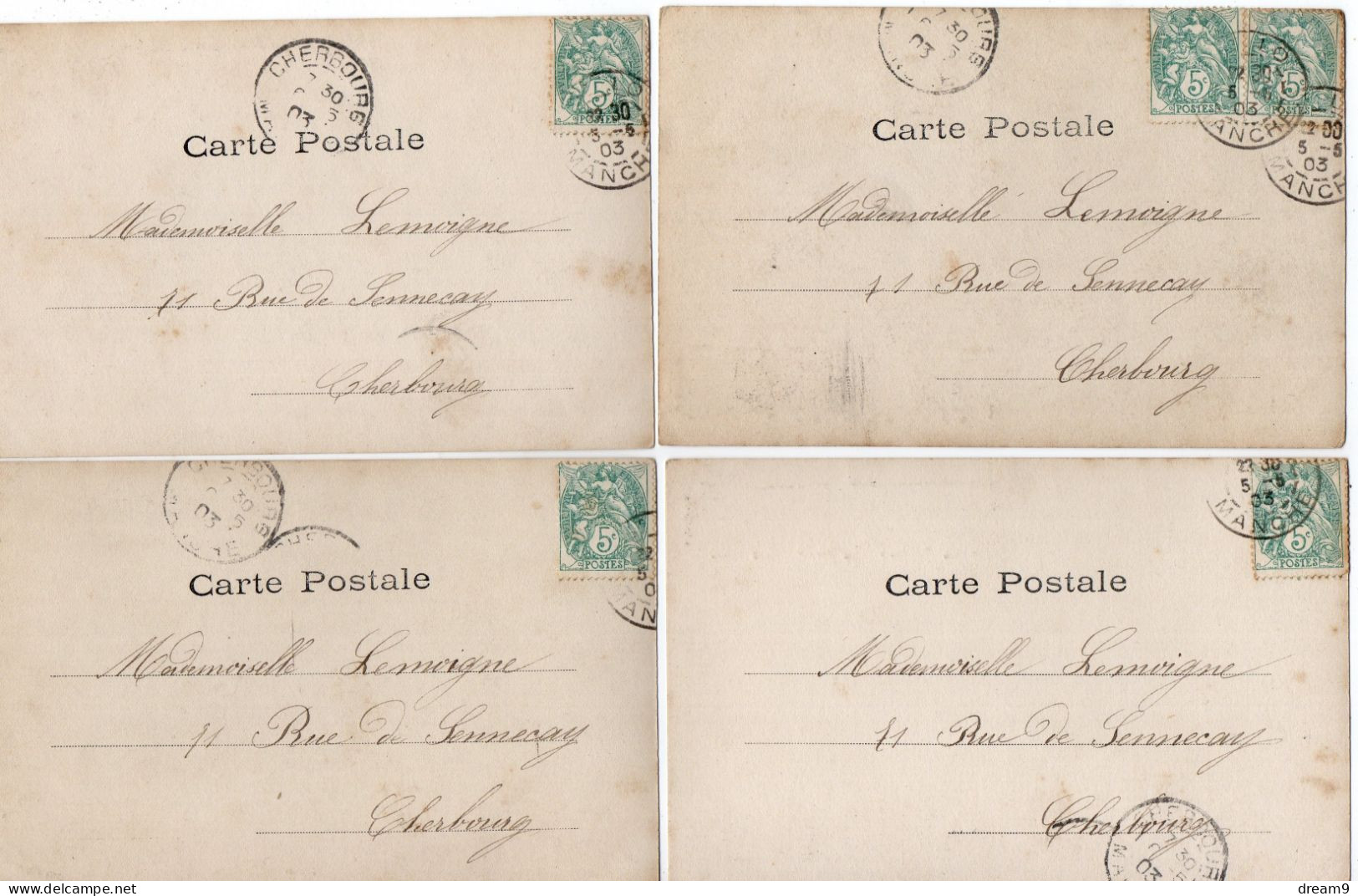 ENFANT - Serie Complète De 12 Cartes - Les 12 Mois De L'Année 1903 - Collezioni & Lotti