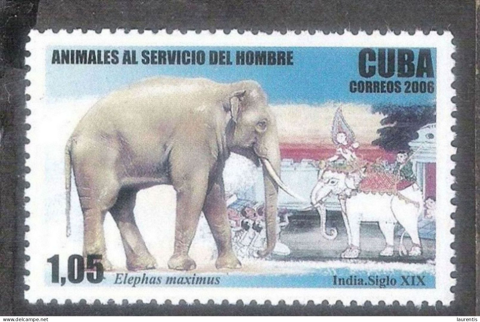 D-1295  Elephants - MNH - Only This Elephant In The Stamp Set - Cb - 1,05 - Elephants