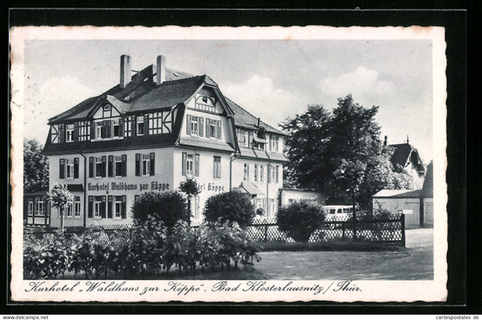 AK Bad Klosterlausnitz I. Thür., Kurhotel Waldhaus Zur Köppe  - Bad Klosterlausnitz