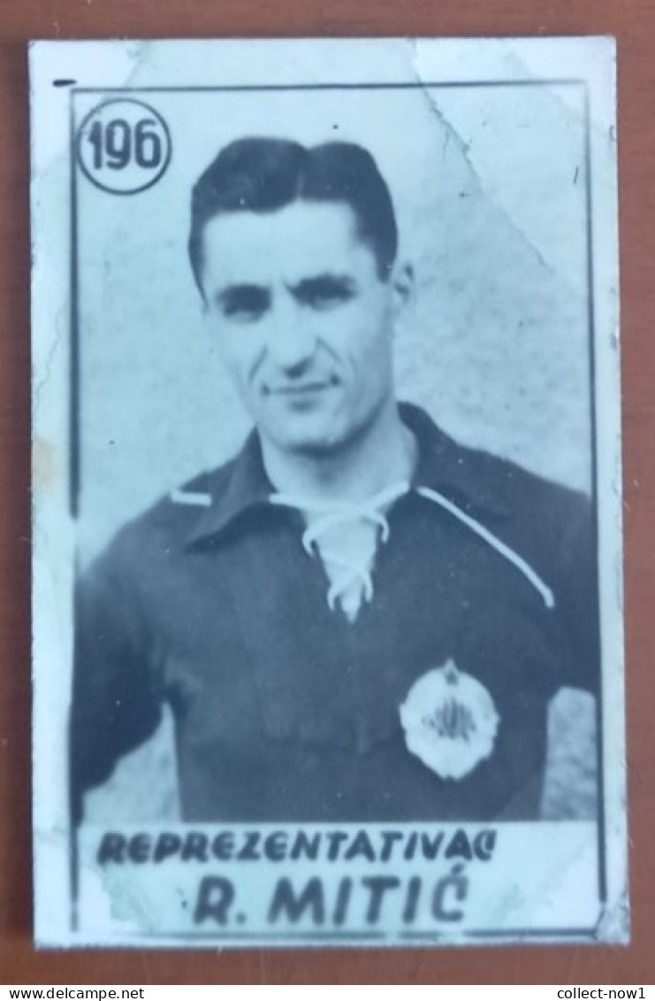 #12  Rare Football Card -  RAJKO MITIC Partizan Red Star Belgrade Yugoslavia - Other & Unclassified