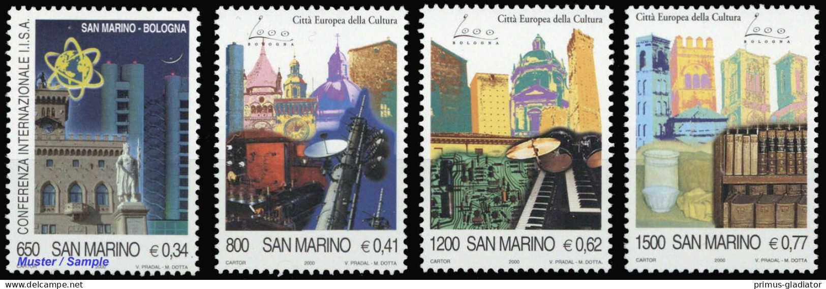 2000, San Marino, 1886-89, ** - Sonstige & Ohne Zuordnung