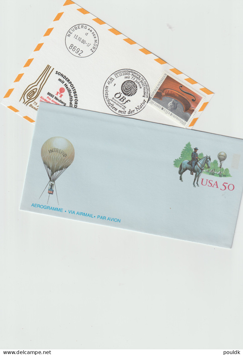 Balloon Flights - Ten Covers/cards. Postal Weight Approx 0,07 Kg. Please Read Sales Conditions Under Image Of Lot - Autres (Air)