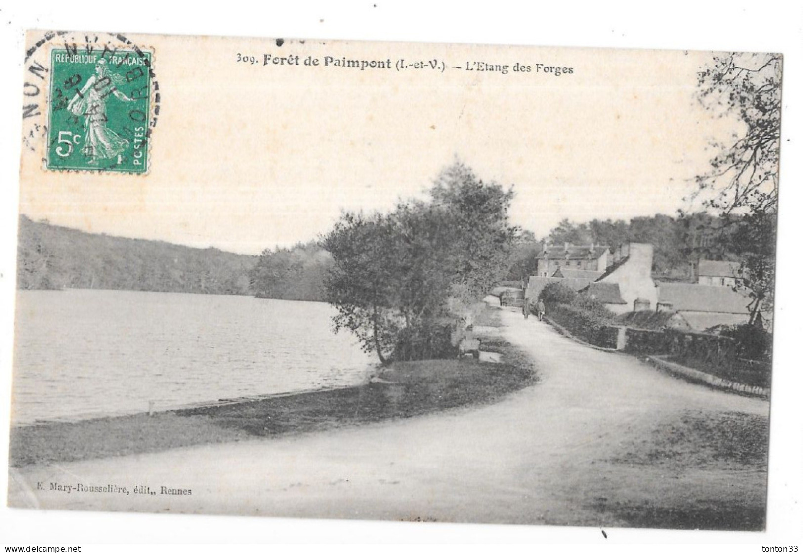 DEPT 35 - Foret De PAIMPONT - L'Etang Des Forges - TOUL 5 - - Paimpont