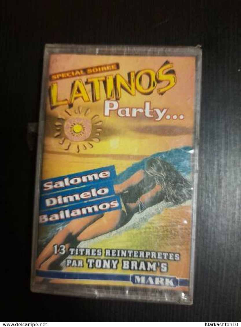 K7 Audio : Latinos Party - 13 Titres Reinterpretes Par Tony Bram's ( NEUF SOUS BLISTER) - Cassettes Audio