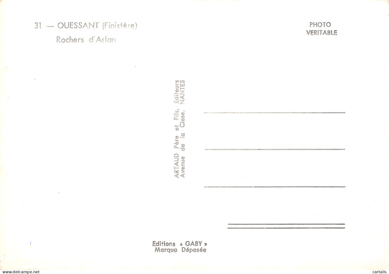 29-OUESSANT-N°C-3660-C/0379 - Ouessant