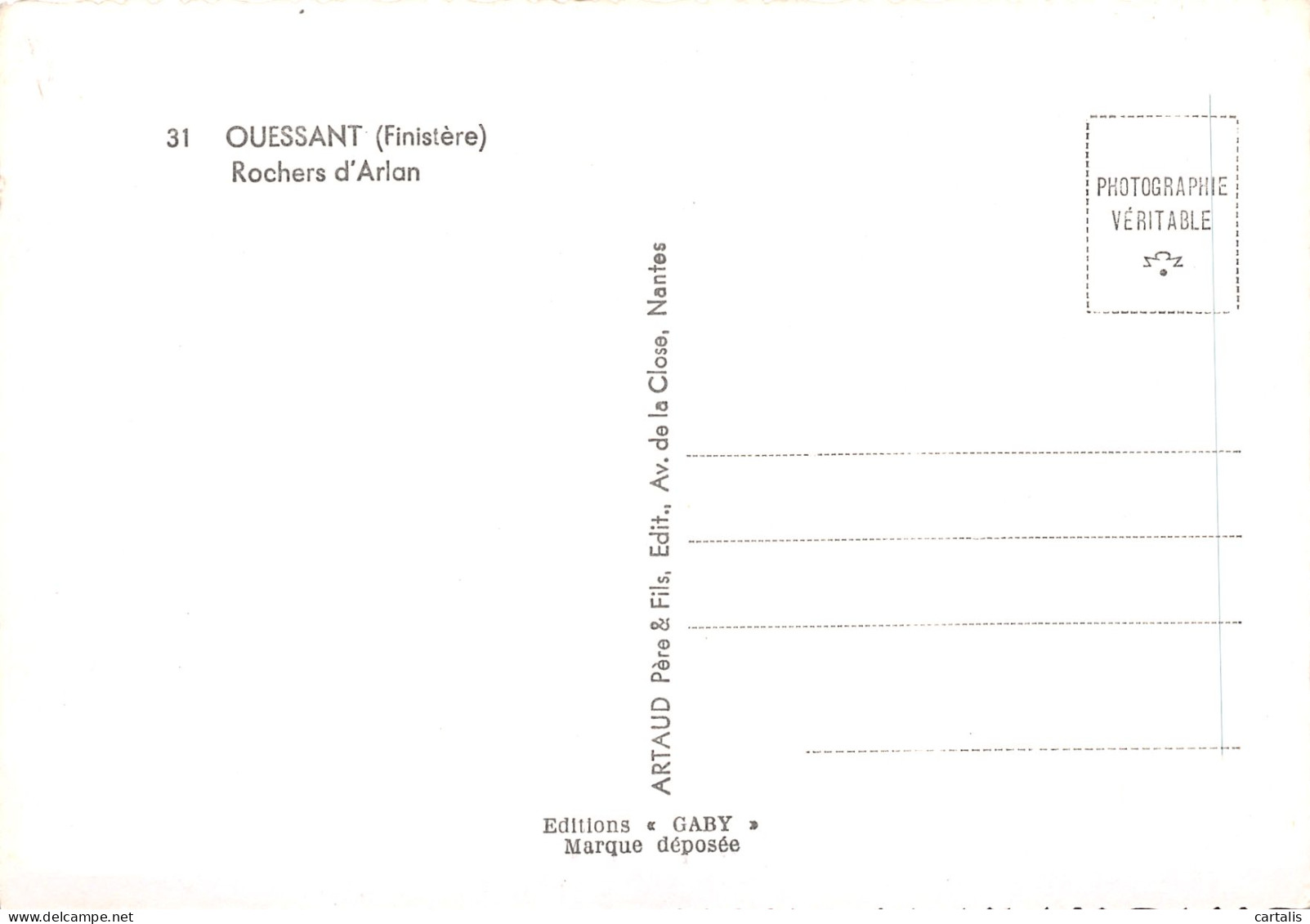 29-OUESSANT-N°C-3660-C/0389 - Ouessant