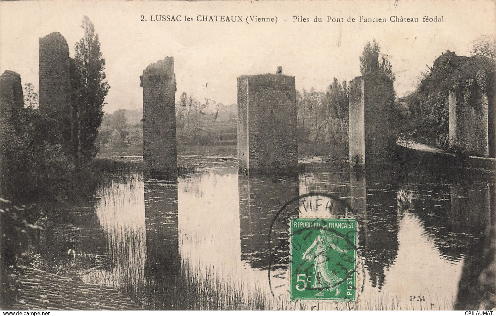 86-LUSSAC LES CHATEAUX-N°T5301-C/0009 - Lussac Les Chateaux