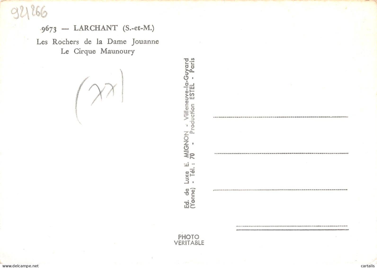 77-LARCHANT-N°C-3660-D/0387 - Larchant