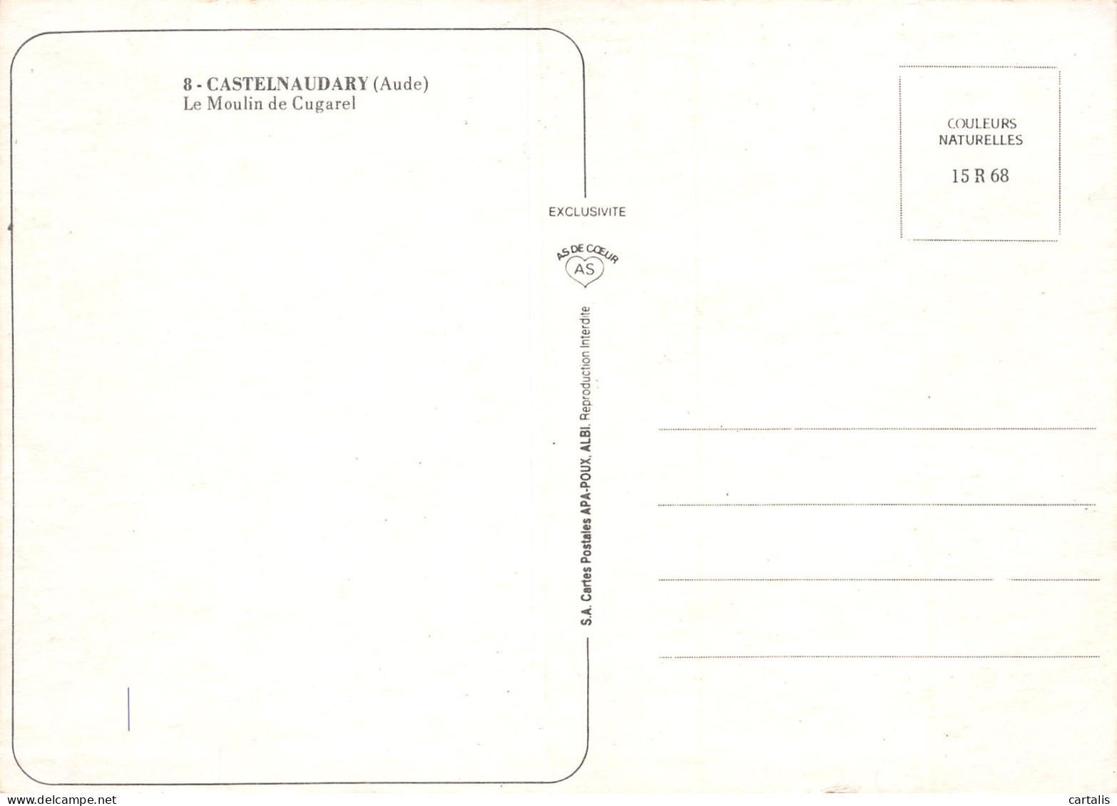 11-CASTELNAUDARY-N°C-3663-A/0157 - Castelnaudary