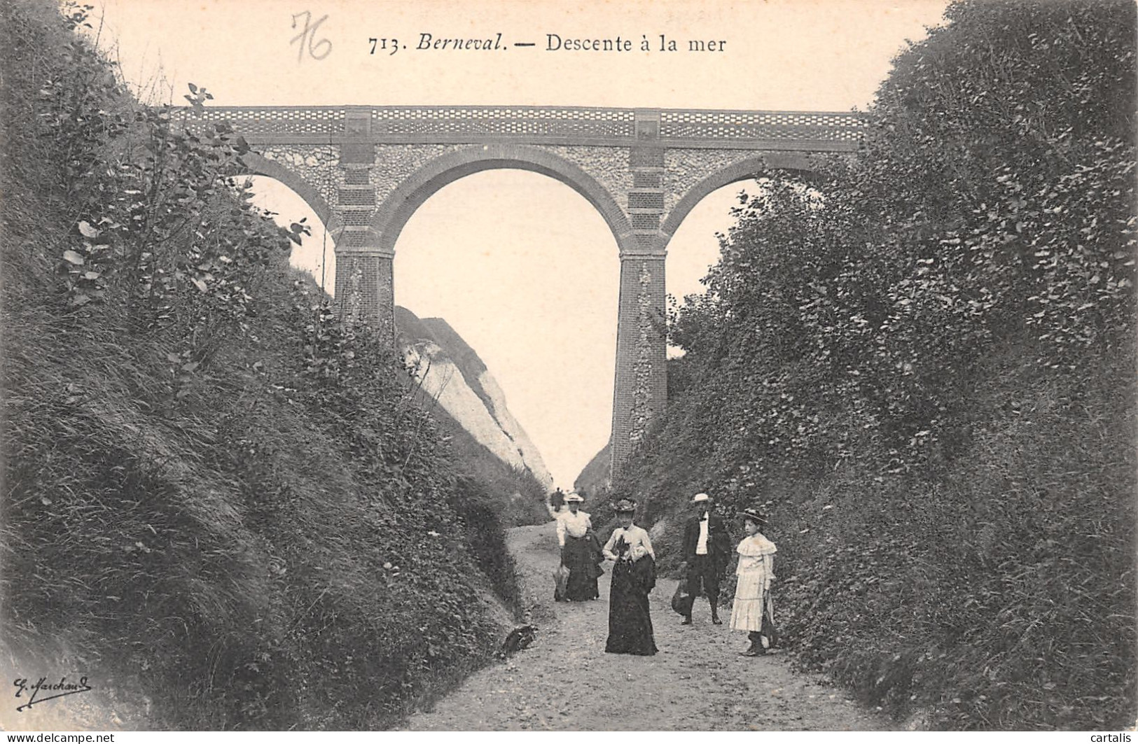 76-BERNEVAL-N°C-3662-E/0305 - Berneval