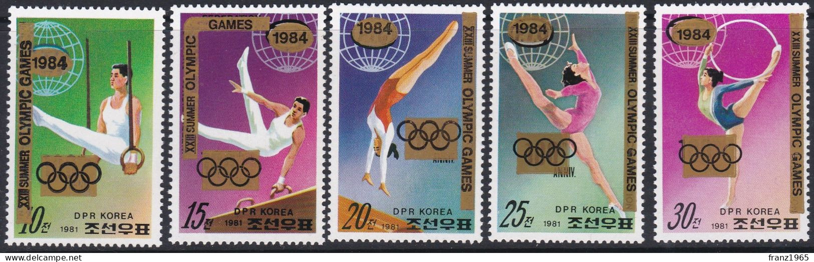 DPR Korea, Olympics Games Los Angeles 1984 - Gymnastiek