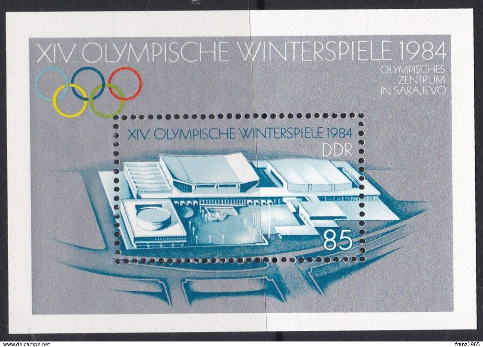 DDR, Olympics Games Sarajevo 1984 - Invierno 1984: Sarajevo