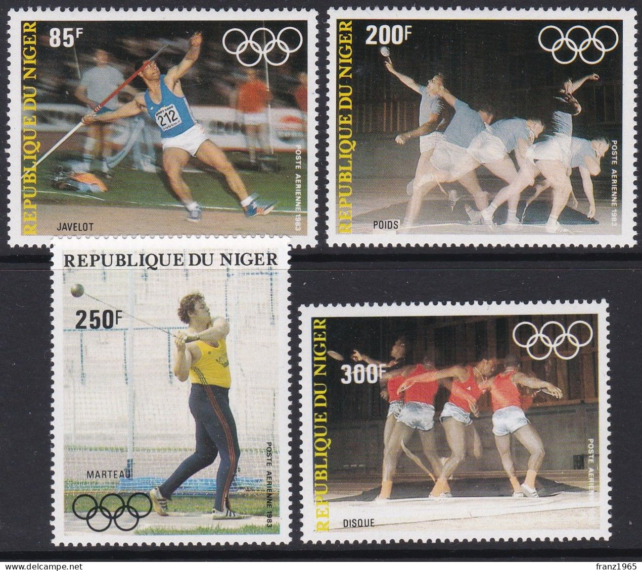 Niger, Olympics Games Los Angeles1984 - Leichtathletik