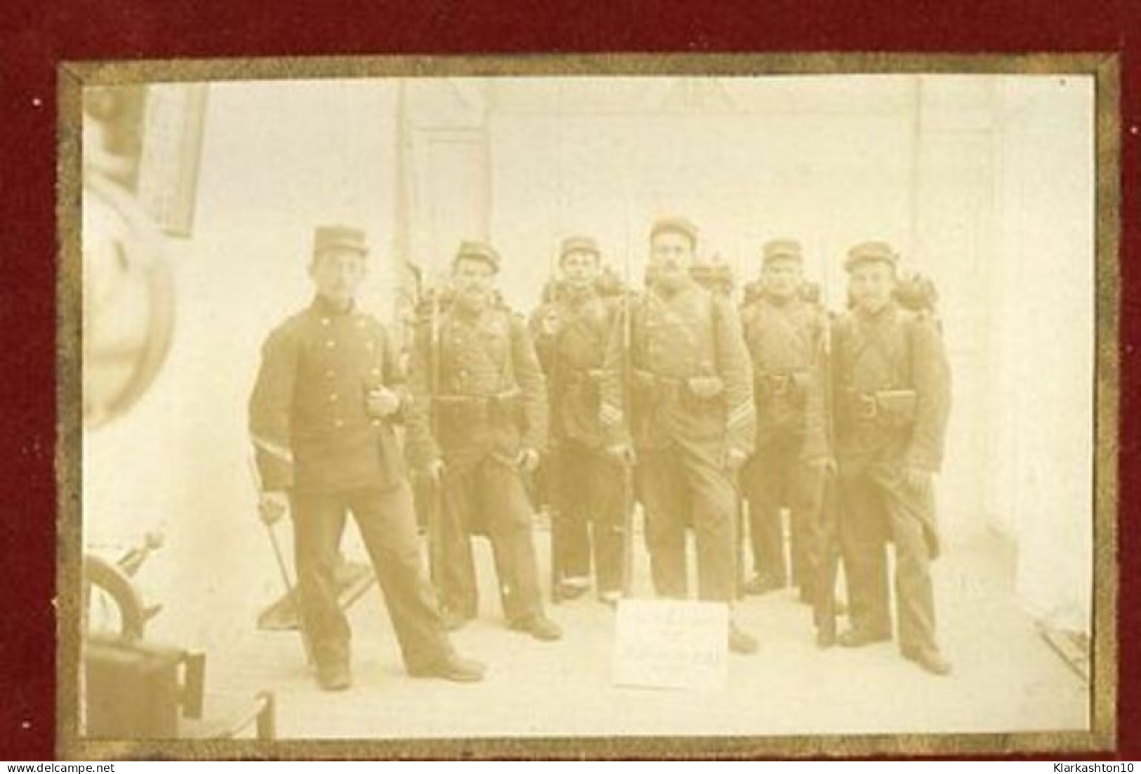 Ancienne Photo De La 3eme Escouade Du 21e Manoeuvres Militaires - Zonder Classificatie