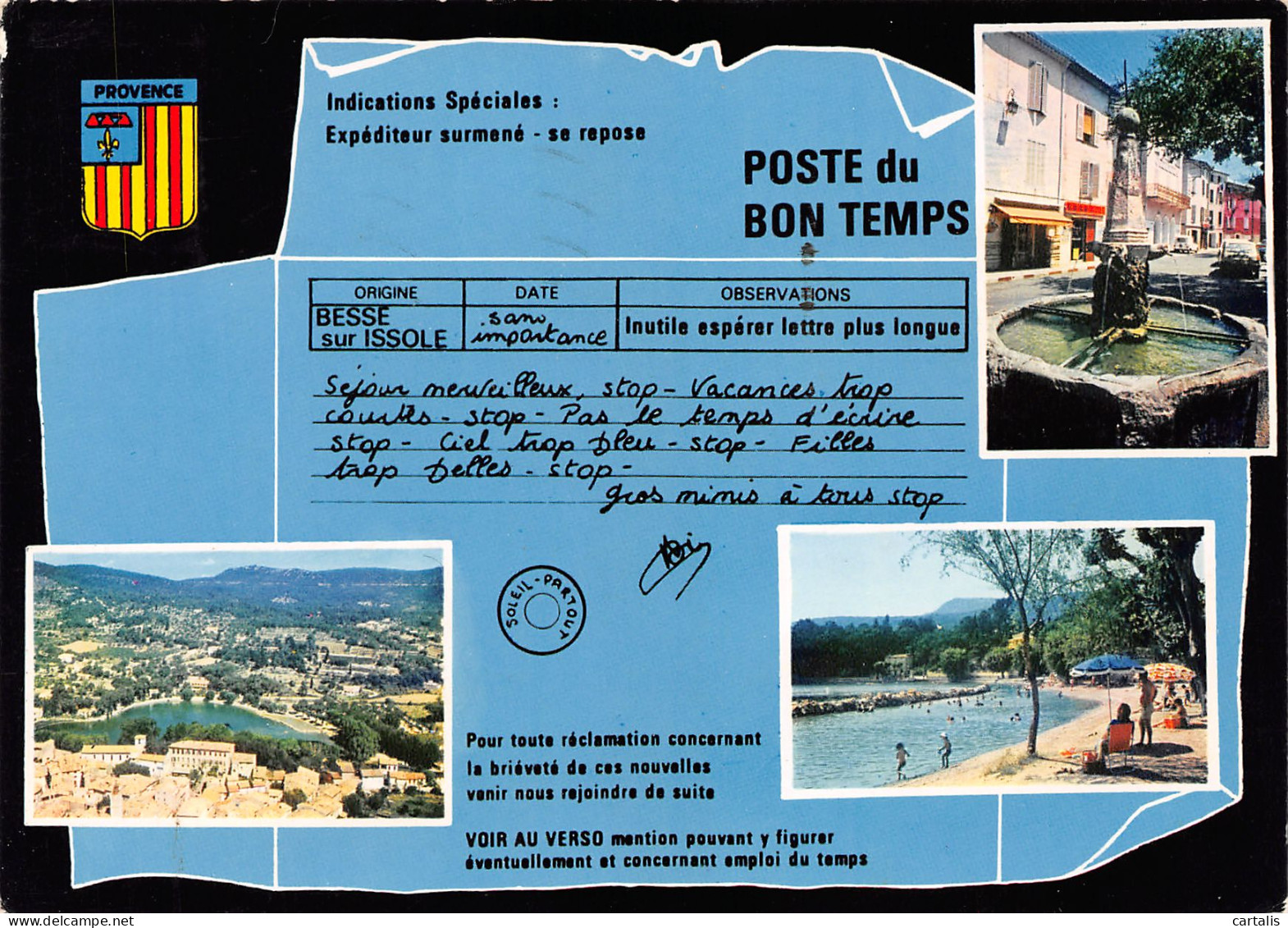 83-BESSE SUR ISSOLE-N°C-3668-B/0157 - Besse-sur-Issole