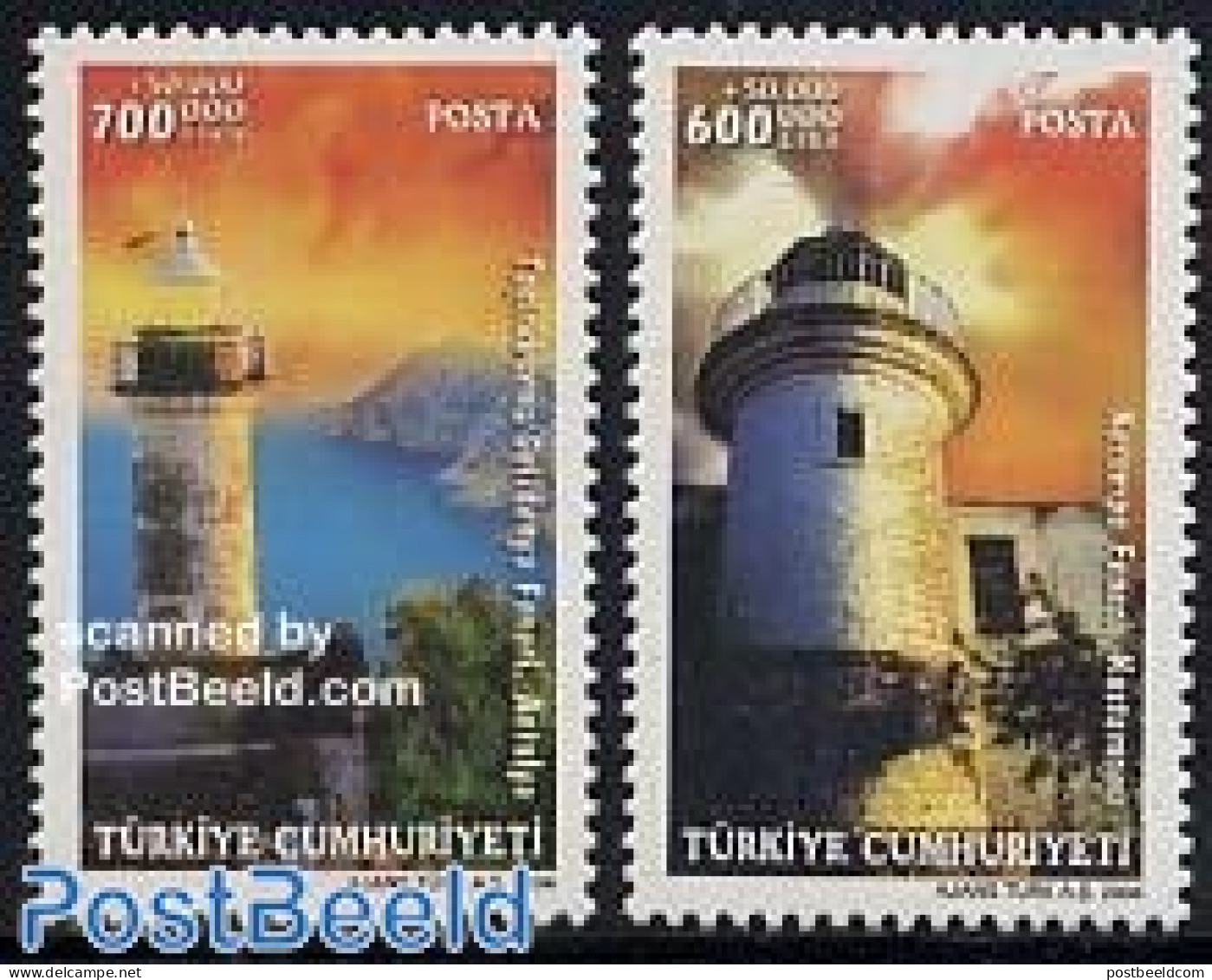 Türkiye 2004 Lighthouses 2v, Mint NH, Various - Lighthouses & Safety At Sea - Other & Unclassified