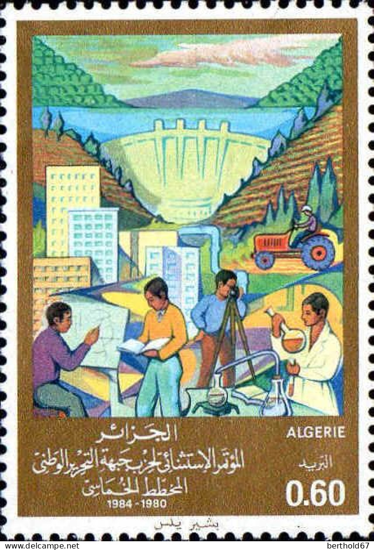 Algérie (Rep) Poste N** Yv: 713 Mi:752 Congrès Du FLN (Thème) - Altri & Non Classificati
