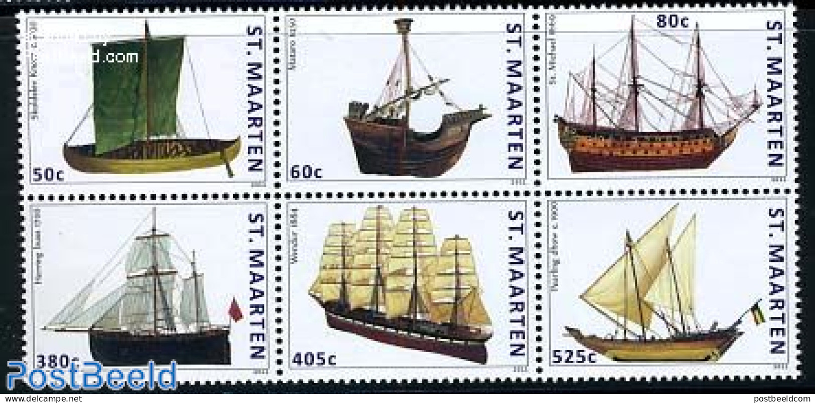 St. Maarten 2011 Ships 6v [++], Mint NH, Transport - Ships And Boats - Schiffe