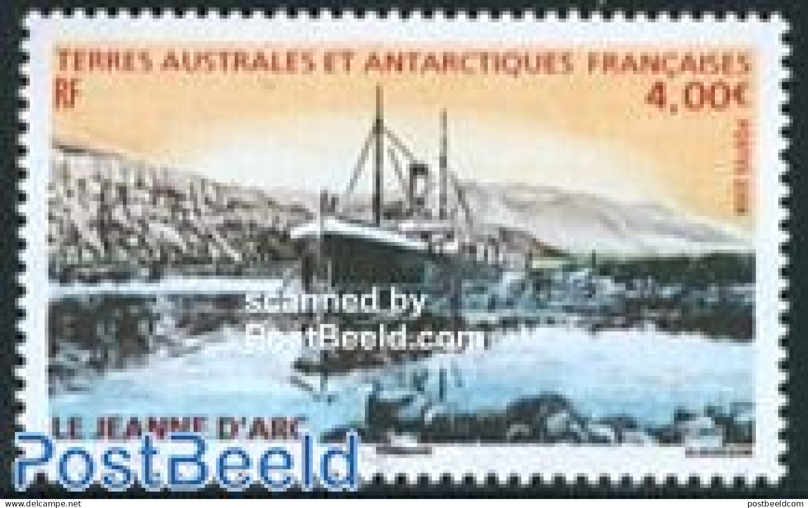 French Antarctic Territory 2009 Ship, Le Jeanne DArc 1v, Mint NH, Transport - Ships And Boats - Neufs