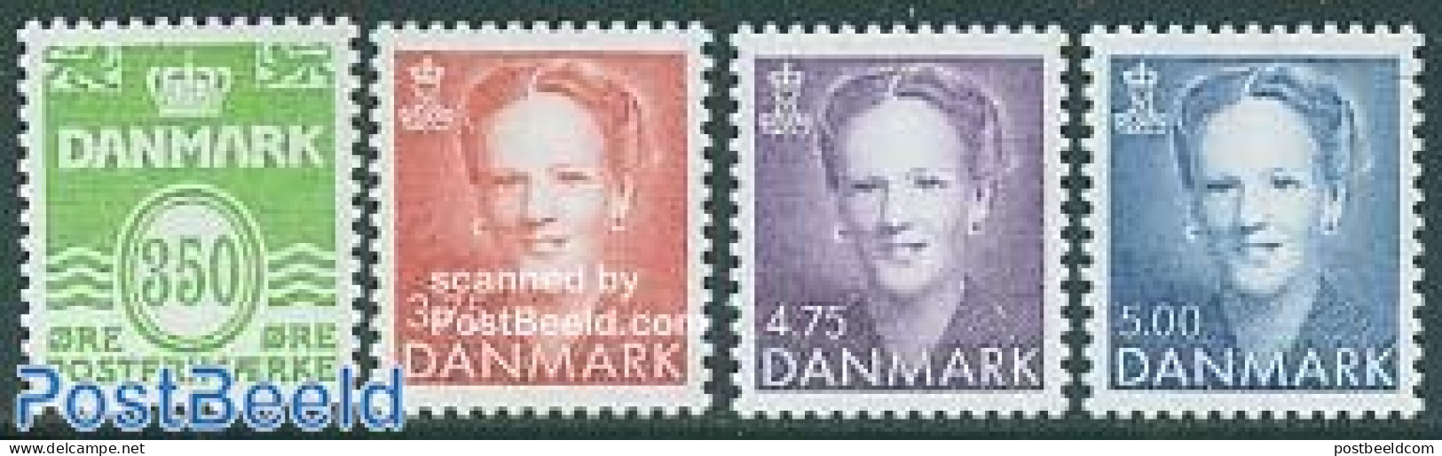 Denmark 1992 Definitives 4v, Mint NH - Ungebraucht