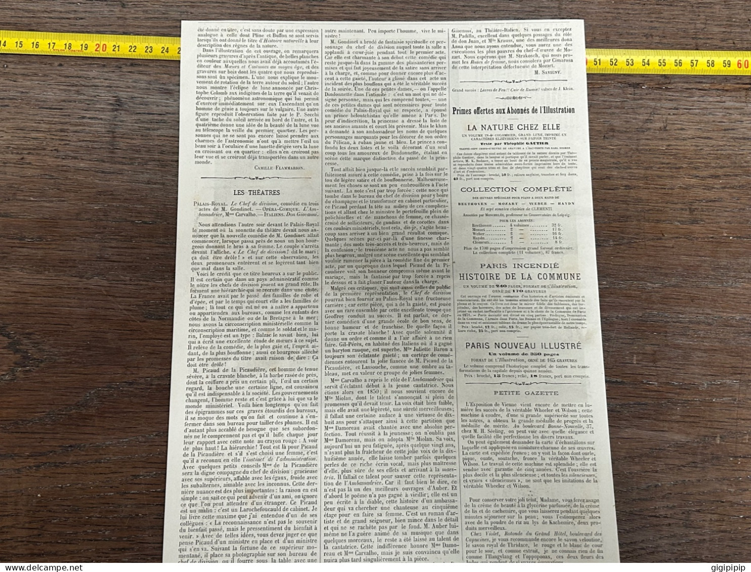 1873 ILL2 HISTOIRE DES ASTRES CHRISTOPHE COLOMB EXPLIQUANT UNE ÉCLIPSE - Collezioni