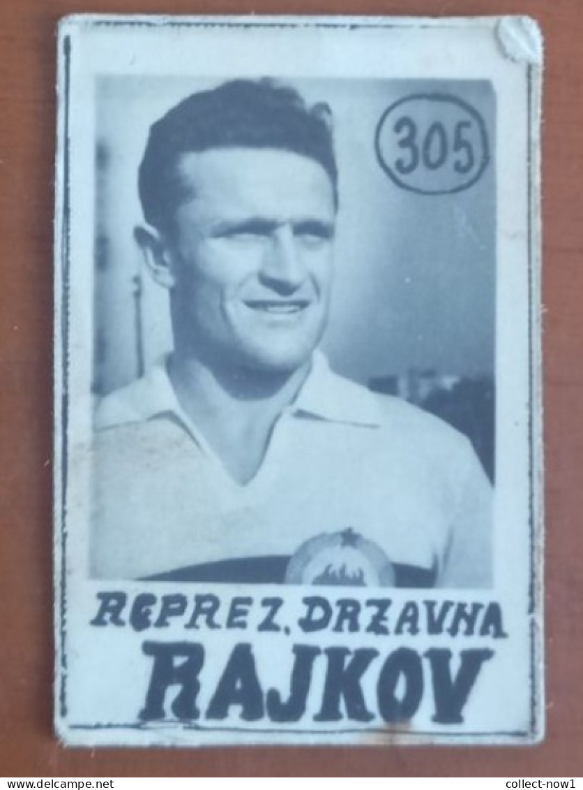 #12  Rare Football Card - ZDRAVKO RAJKOV  FC Vojvodina Yugoslavia - Andere & Zonder Classificatie