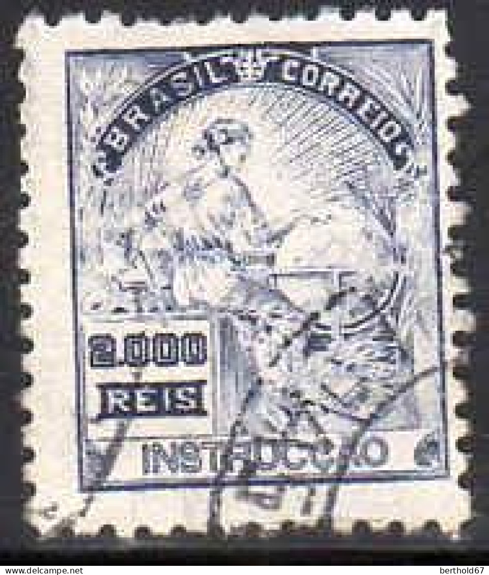 Brésil Poste Obl Yv: 180 Mi:229A Instrucçao Allégorie (TB Cachet Rond) - Used Stamps