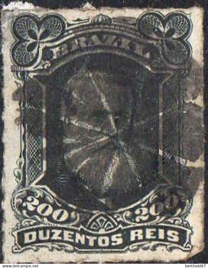 Brésil Poste Obl Yv:  42 Mi:43 Pedro II (TB Cachet) - Used Stamps