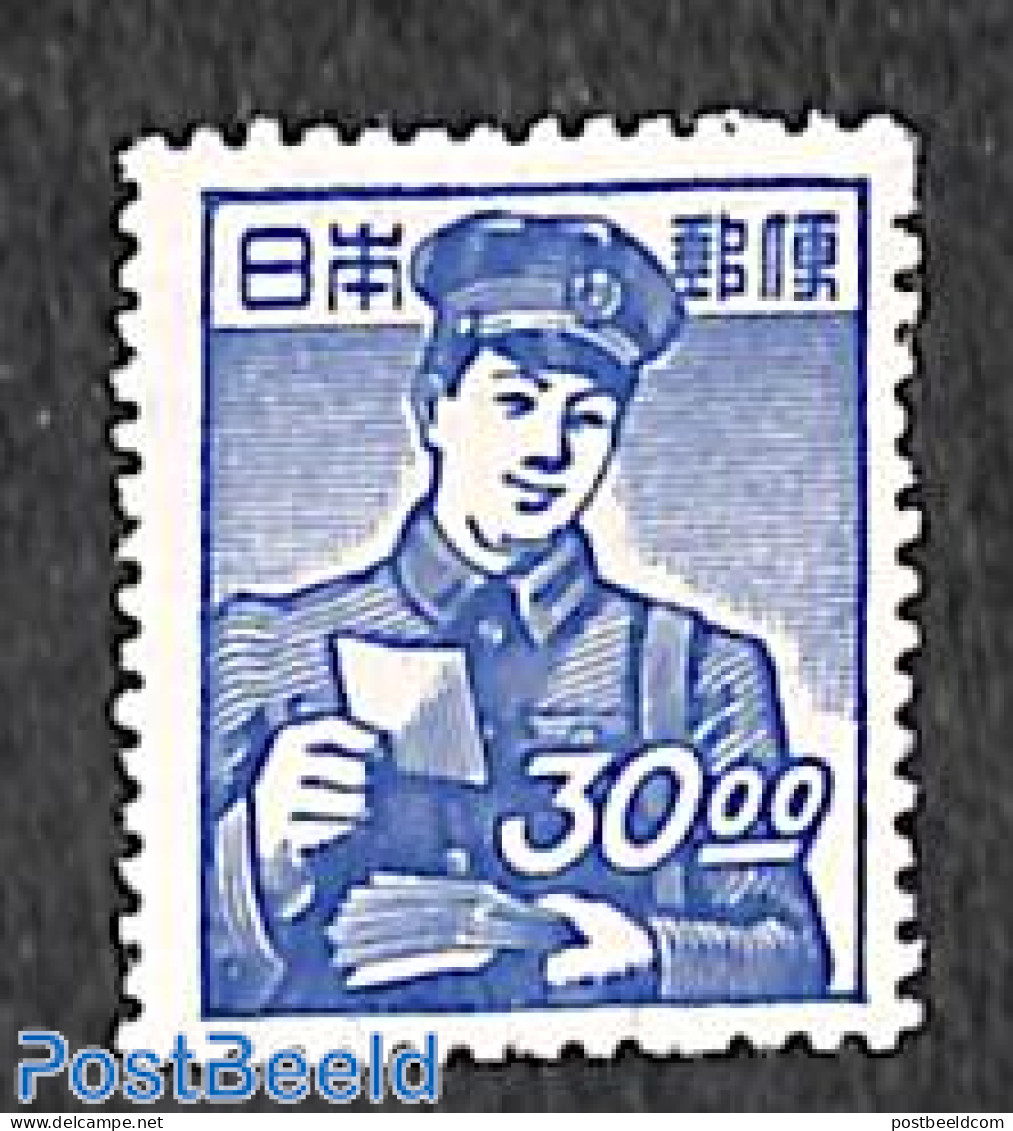 Japan 1951 30.00, Stamp Out Of Set, Unused (hinged), Post - Unused Stamps