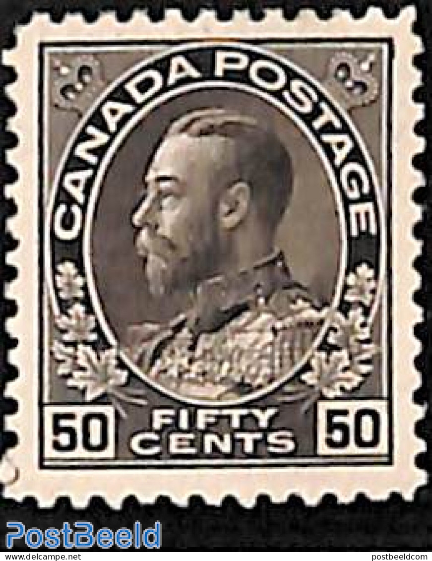 Canada 1911 50c, Stamp Out Of Set, Unused (hinged) - Neufs