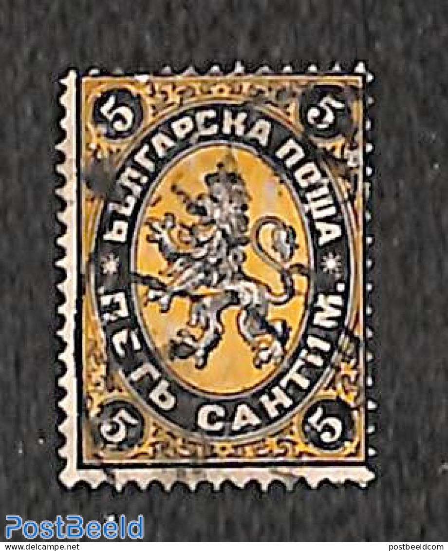Bulgaria 1879 5c, Used, Used Stamps - Usados