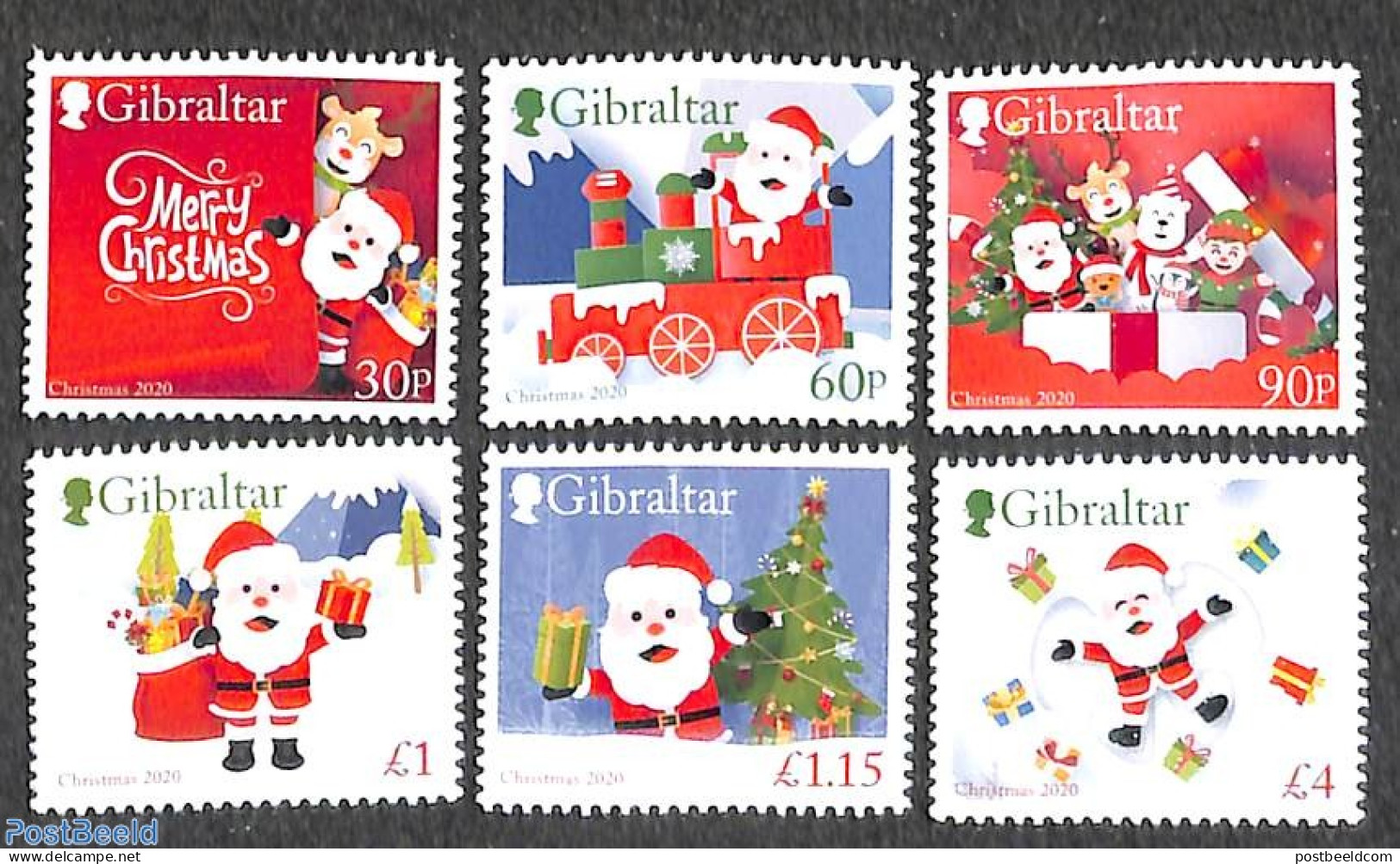 Gibraltar 2020 Christmas 6v , Mint NH, Religion - Christmas - Noël